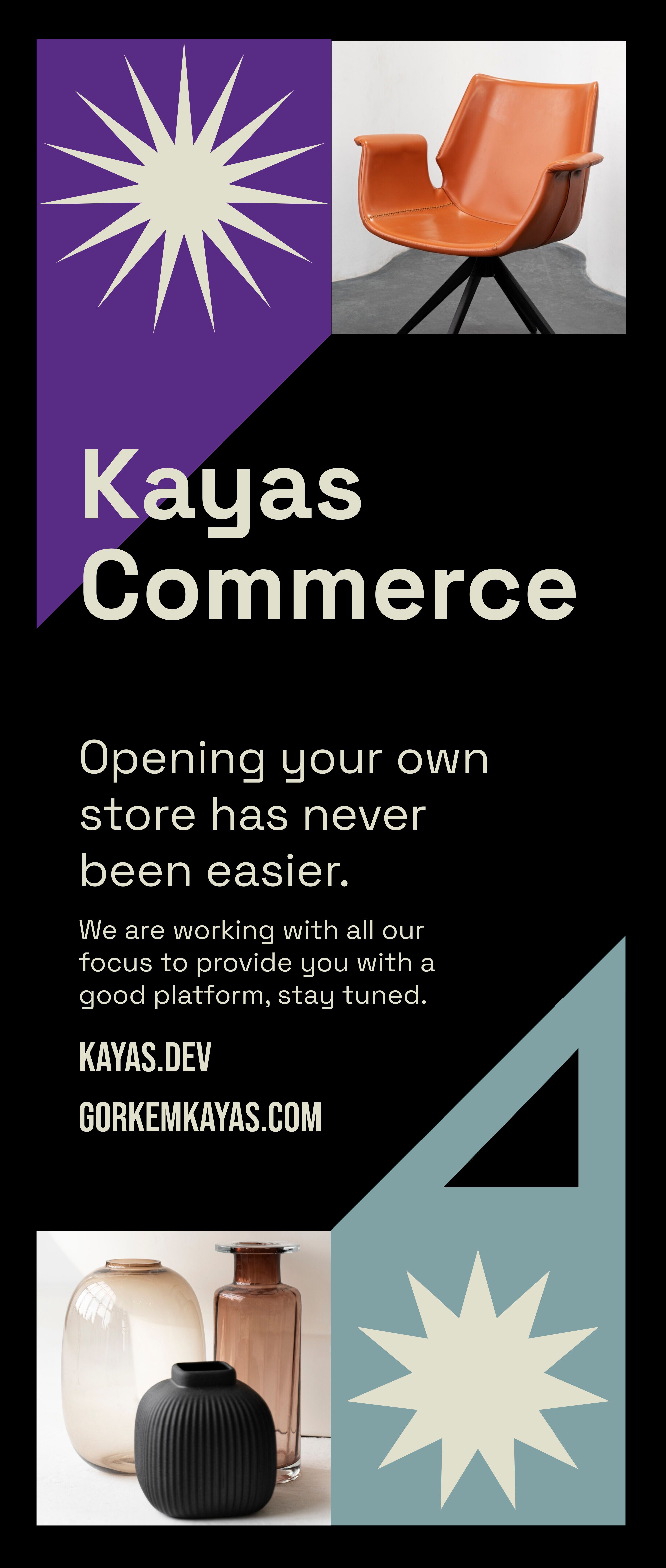 Kayas Commerce reklamı - sol taraf